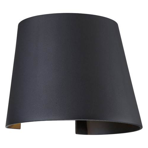Cone Black Bi-Directional Outdoor LED Wall Light (20399LEDMGCNE-BL)