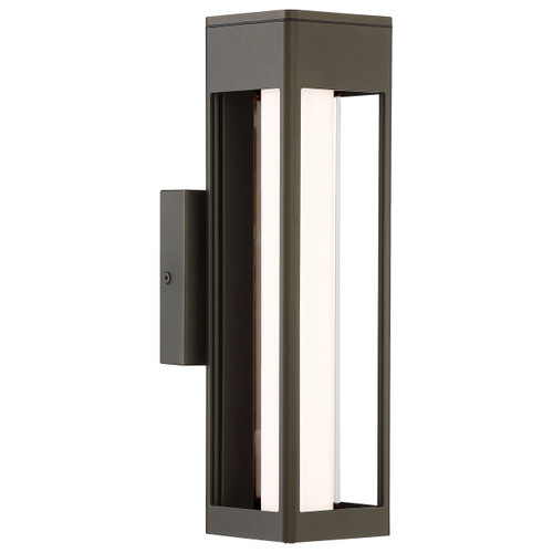 Soll Oil Rubbed Bronze Outdoor LED Wall Light (20126LEDDMG-ORB/OPL)