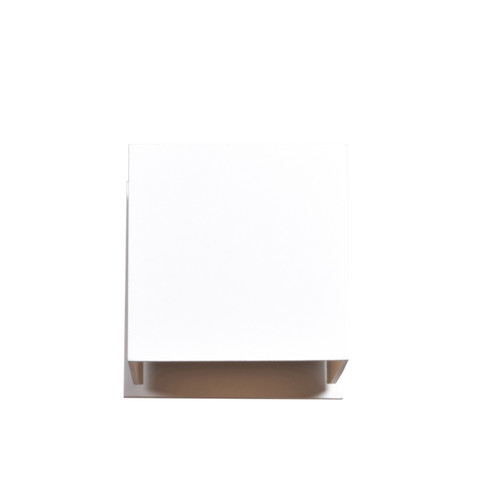 Square White Bi-Directional Outdoor LED Wall Light (20399LEDMG-WH)