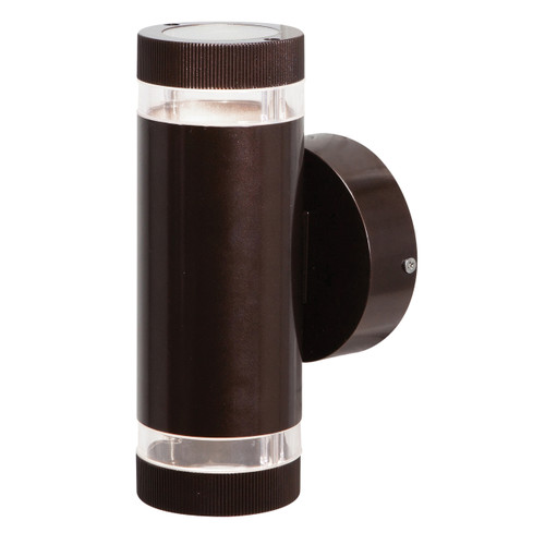 Sunset Bronze Bi-Directional Outdoor Wall Light (20385MG-BRZ/CLR)