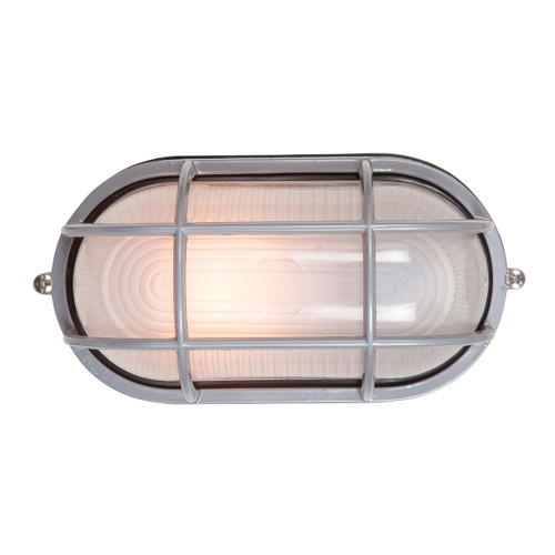 Nauticus Dual Mount Satin 1 Light Outdoor LED Bulkhead (20292LEDDLP-SAT/FST)