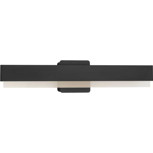 Semblance Collection 24 in. Matte Black Medium Modern 3CCT Integrated LED Linear Vanity Light (P300406-31M-CS)