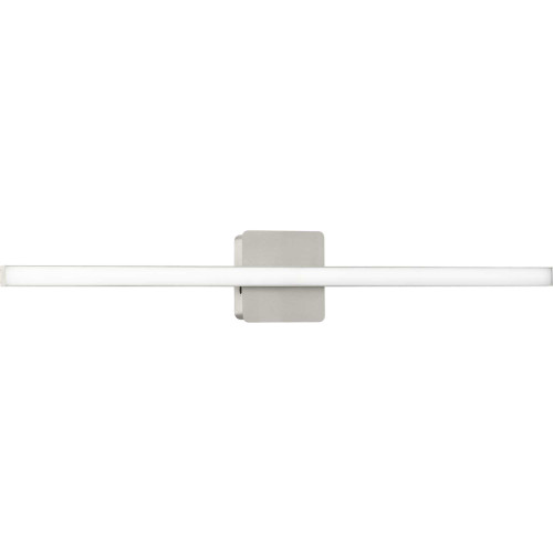Phase 4 Collection 32 in. Brushed Nickel Large Modern Integrated 3CCT Integrated LED Linear Vanity Light (P300405-009-CS)