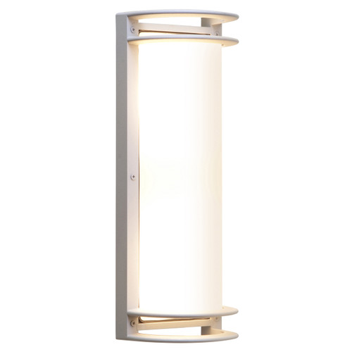 Nevis Satin Outdoor LED Wall Light (20031LEDDMG-SAT/RFR)