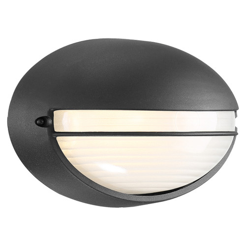 Clifton Black Outdoor LED Bulkhead (20270LEDDMG-BL/OPL)