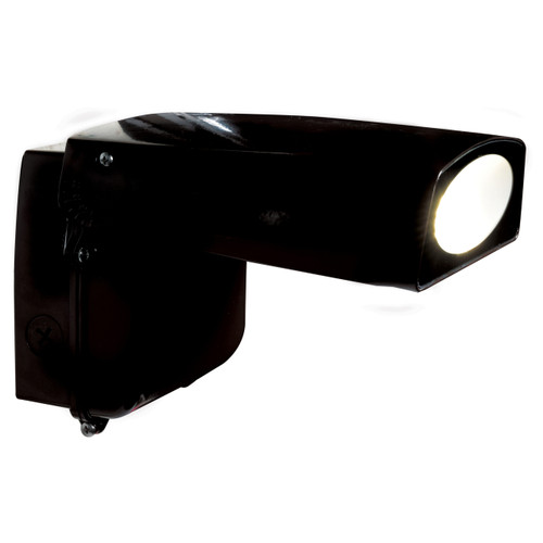 Adapt Black Outdoor Adjustable LED Wall Light (20789LED-BL)
