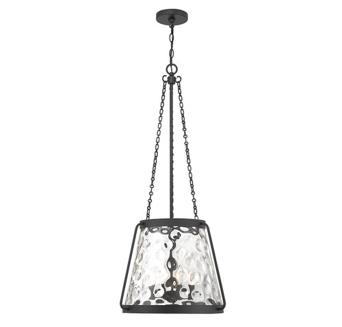 Crawford 4-Light Pendant in Matte Black (7-1804-4-89)