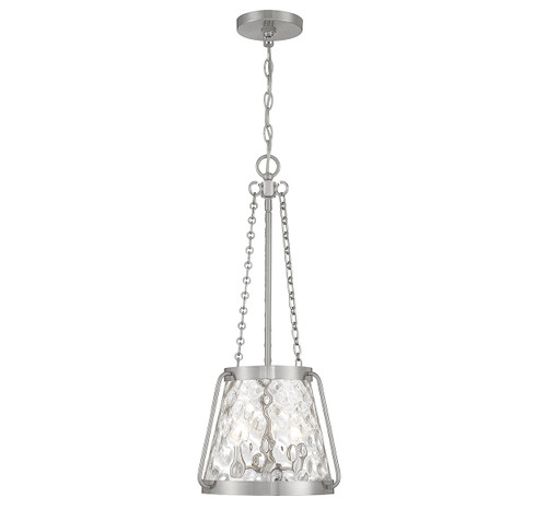 Crawford 3-Light Pendant in Satin Nickel (7-1803-3-SN)