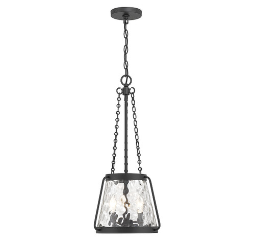 Crawford 3-Light Pendant in Matte Black (7-1803-3-89)