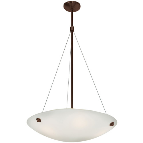 Noya Bronze 4 Light Pendant (23073-BRZ/WHT)