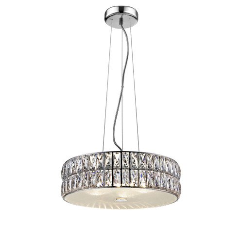 Magari Mirrored Stainless Steel LED Pendant (62358LEDD-MSS/CRY)