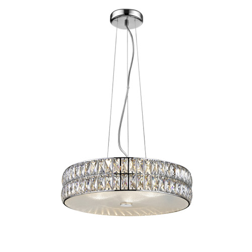 Magari Mirrored Stainless Steel LED Pendant (62359LEDD-MSS/CRY)