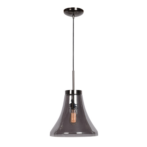 Simplicite Black Chrome LED Pendant (63990LEDDLP-BCH/SMK)