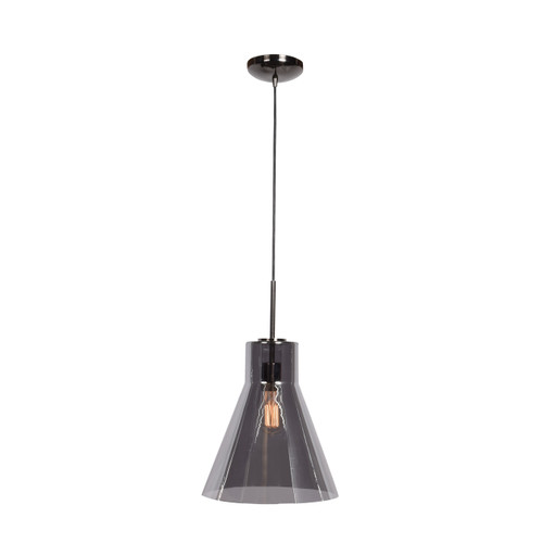 Simplicite Black Chrome Pendant (63992-BCH/SMK)