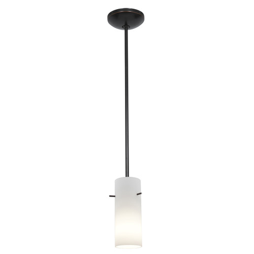 Cylinder Oil Rubbed Bronze Pendant (28030-1R-ORB/OPL)