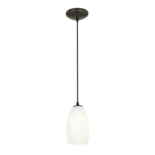 Champagne Oil Rubbed Bronze LED Pendant (28012-3C-ORB/WHST)