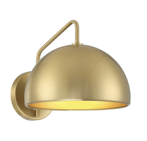 1-Light Wall Sconce in Natural Brass (M90094NB)