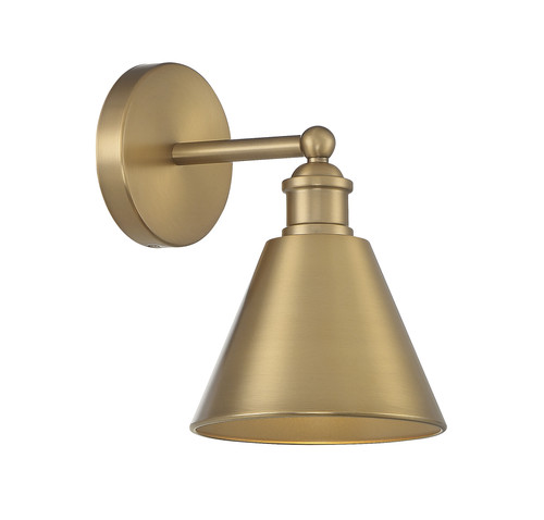 Savoy House 1-Light Wall Sconce in Natural Brass (M90087NB)