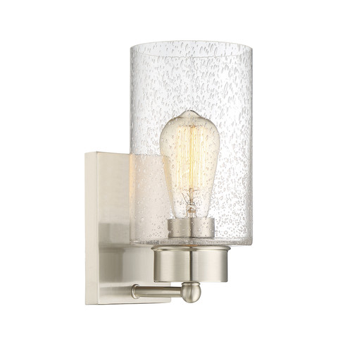 1-Light Wall Sconce in Brushed Nickel (M90013BN)