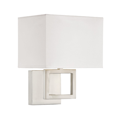 1-Light Wall Sconce in Brushed Nickel (M90009BN)