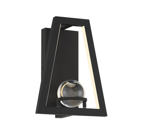 Haven LED Wall Sconce in Matte Black (9-1792-15-89)