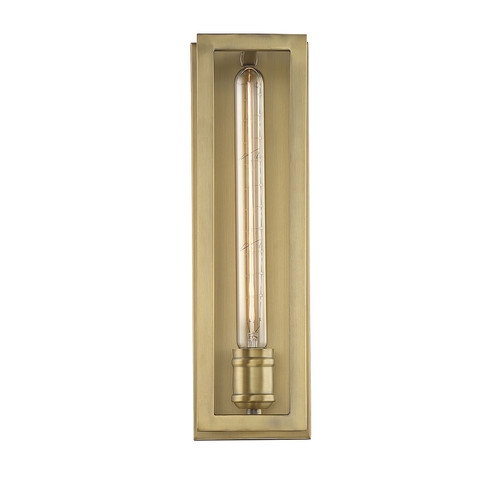 Clifton 1-Light Wall Sconce in Warm Brass (9-900-1-322)