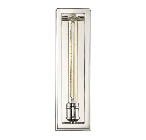 Clifton 1-Light Wall Sconce in Polished Nickel (9-900-1-109)