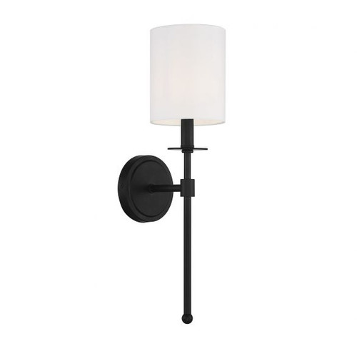 1-Light Wall Sconce in Matte Black (M90057MBK)