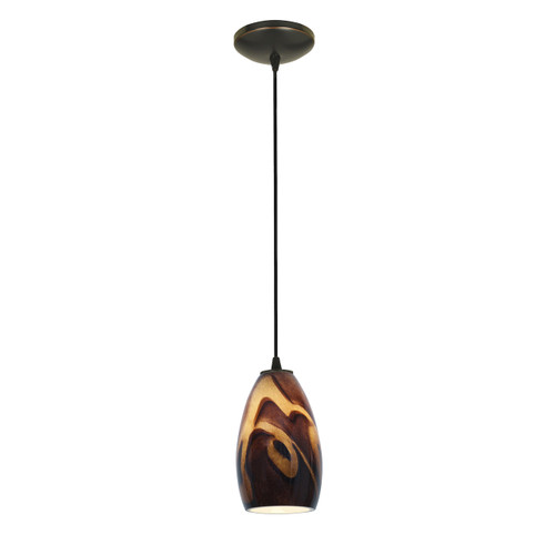 Champagne Oil Rubbed Bronze LED Pendant (28012-3C-ORB/ICA)