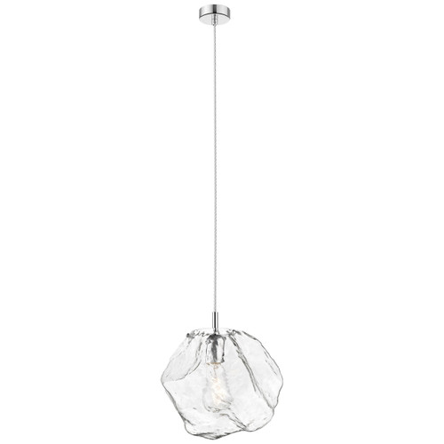 Boulder Chrome LED Pendant (63126LEDDLP-MSS/CLR)