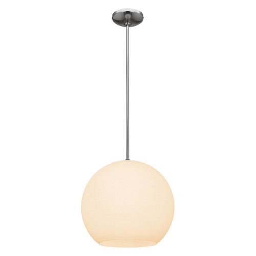 Nitrogen Brushed Steel Pendant (23952-BS/OPL)