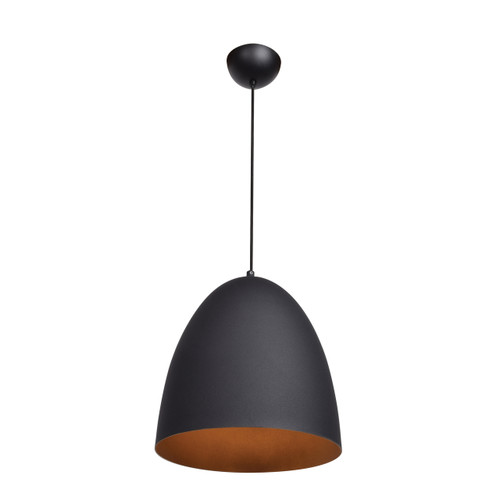 Nostalgia Matte Black LED Pendant (23776LEDDLP-MBL/MGL)