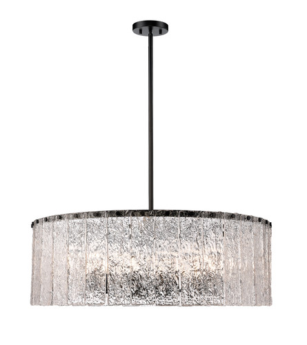 Glacier 12 Light Pendant in Matte Black (1943P32-MB)