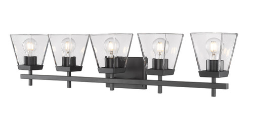 Z-Lite Lauren 5 Light Vanity in Matte Black (819-5V-MB)