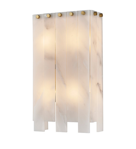 Viviana 4 Light Wall Sconce in Rubbed Brass (345-4S-RB)