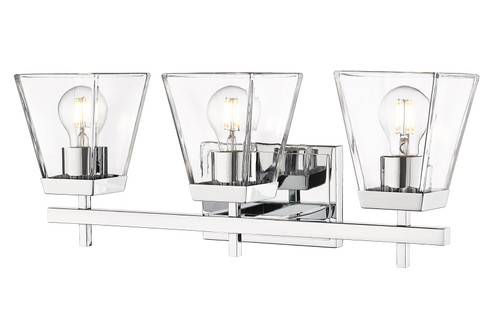 Lauren 3 Light Vanity in Chrome (819-3V-CH)