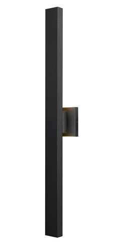 Edge 2 Light Outdoor Wall Sconce in Black (576M-2-BK-LED)