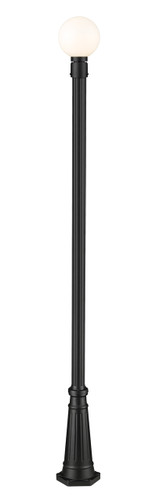 Laurent 1 Light Outdoor Post Mounted Fixture in Black (597PHM-519P-BK)