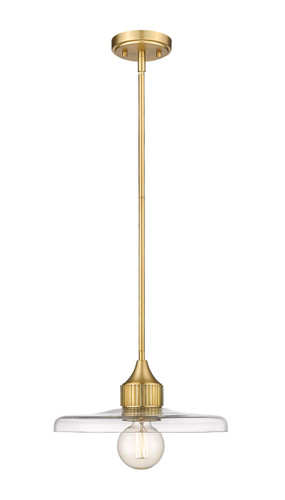 Paloma 1 Light Pendant in Olde Brass (821P14-OBR)