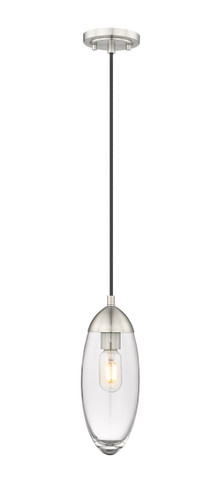 Arden 1 Light Pendant in Brushed Nickel (651P-BN)
