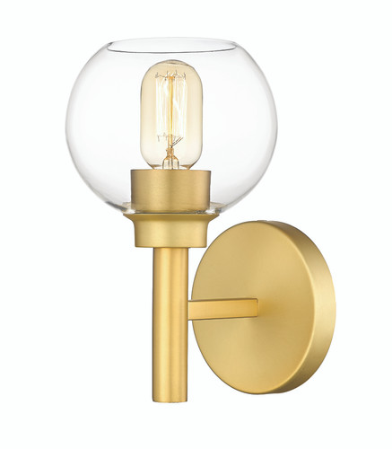 Sutton 1 Light Wall Sconce in Brushed Gold (7502-1S-BG)