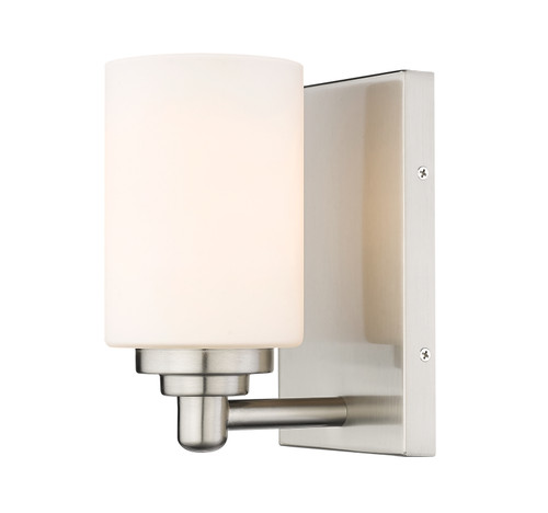 Soledad 1 Light Wall Sconce in Brushed Nickel (485-1S-BN)