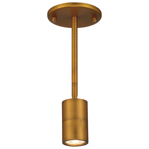 Cafe Dual Mount Antique Brushed Brass Single LED Spotlight (72010LEDDLP-ABB)