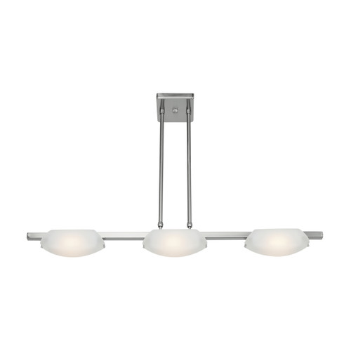 Nido Matte Chrome 3 Light LED Pendant (63957LEDD-MC/FST)