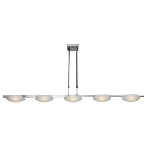 Nido Matte Chrome 5 Light LED Pendant (63959LEDD-MC/FST)