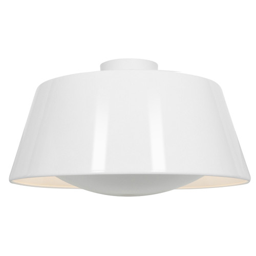 SoHo Glossy White Flush Mount (23764-GWH)