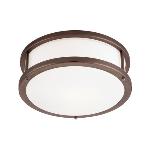 Conga Bronze Flush Mount (50079-BRZ/OPL)