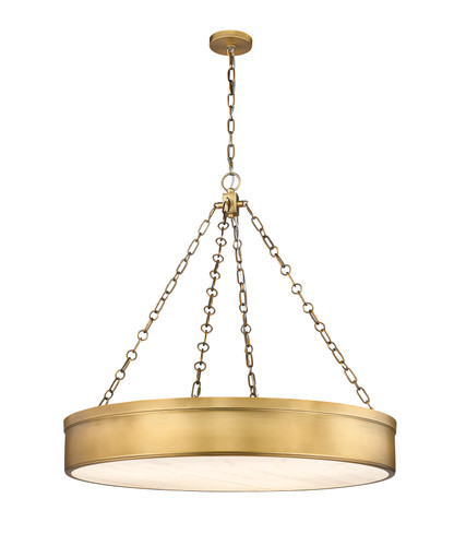 Anders 3 Light Chandelier in Rubbed Brass (1944P33-RB-LED)