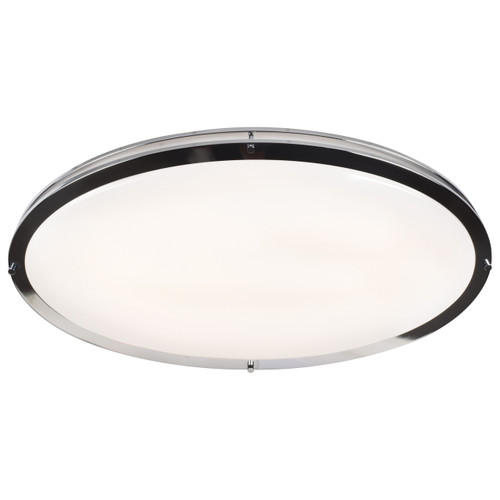 Solero Oval Chrome LED Flush Mount (20468LEDD-CH/ACR)