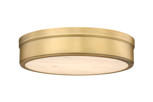 Anders 1 Light Flush Mount in Rubbed Brass (1944F15-RB-LED)